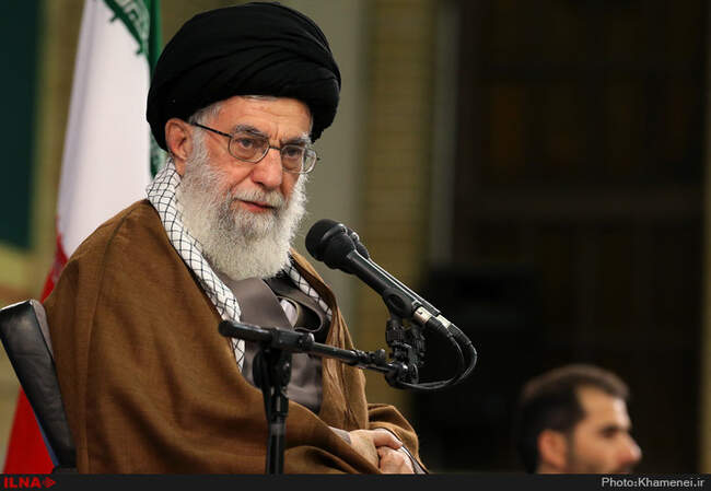 دیدار شرکت‌کنندگان در نهمین همایش ملی نخبگان فردا با رهبر انقلاب