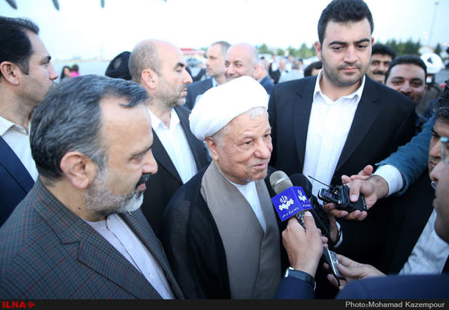 ورود رئیس مجمع تشخیص مصلحت نظام به مشهد