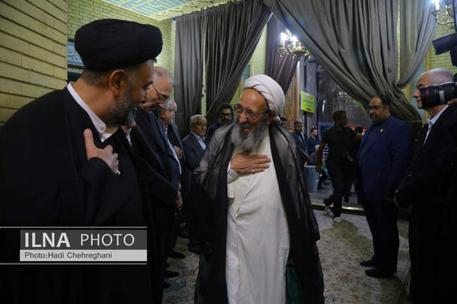 مراسم ختم همسر آیت‌الله سیستانی در تهران