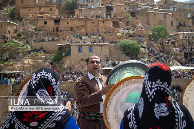 رقص هزار دف در پالنگان 