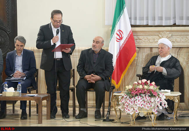 دیدار  اعضای سومین اجلاس بین‌المللی «تعامل هوشمند بازارهای پولی و سرمایه‌ در تجارت جهانی» با آیت‌الله هاشمی رفسنجانی