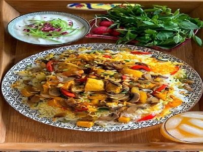 طرز تهیه قارچ پلو 