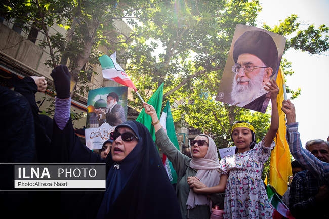 راهپیمایی جمعه خشم و نصر در قزوین