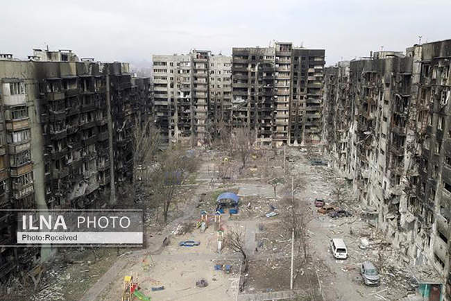  نماهای هوایی از اوکراین جنگ زده 