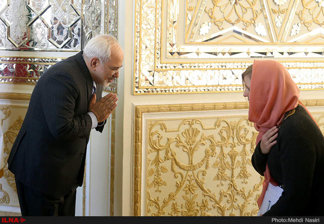 دیدار وزیرامورخارجه دانمارک با محمد جواد ظریف