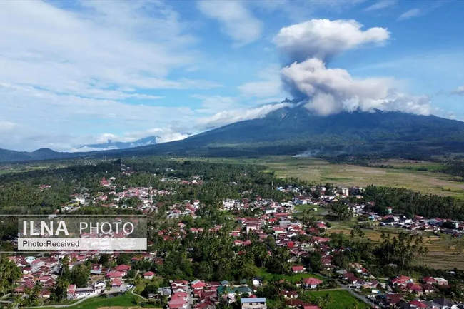 آتشفشان ماراپی اندونزی