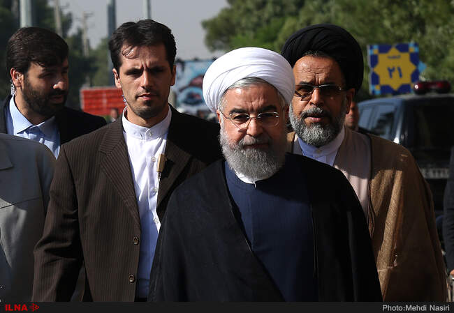 تجدید میثاق رئیس جمهور و اعضای دولت با آرمان‌های امام راحل (ره)