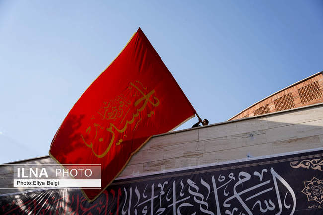 مراسم خیمه سوزان روز عاشورا در شهر الوند