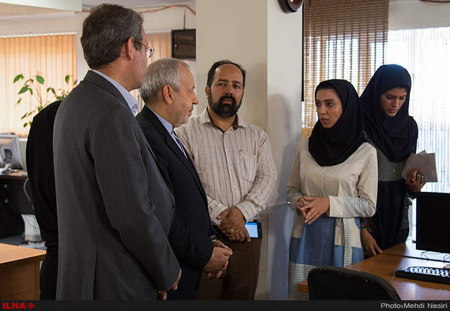 بازدید علی اصغرفانی وزیر آموزش و پرورش از ایلنا