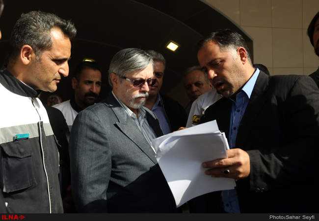 بازدید سرخو از شرکت بهره برداری مترو تهران