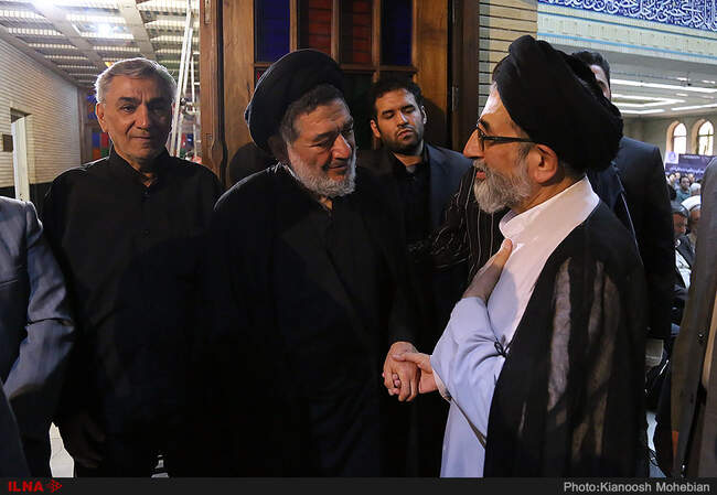 گزارش تصویری حضور شخصیت‌های سیاسی در مراسم ترحیم مادر حجت‌الاسلام محتشمی‌پور