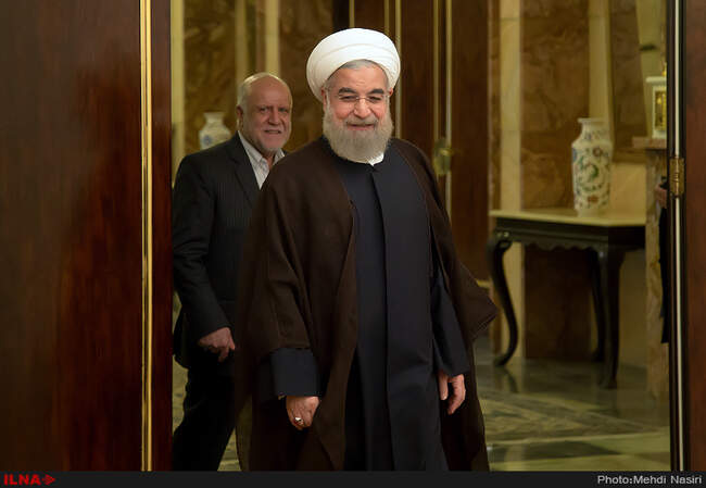دیدار دبیر کل اوپک با حسن روحانی رئیس جمهور کشورمان
