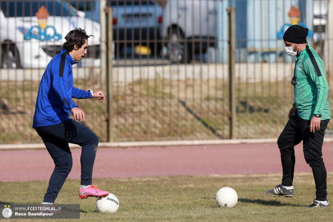گزارش تصویری تمرین استقلال: شاگردان فکری آماده دیدار با تیم قلعه نوی