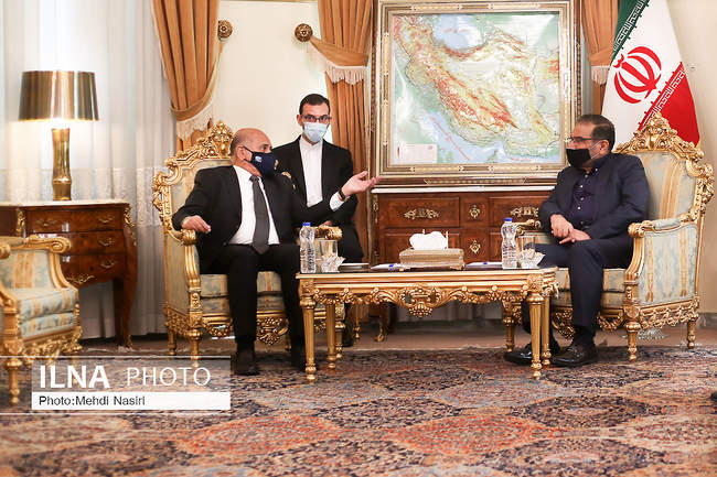 دیدار وزیرامورخارجه عراق با علی شمخانی