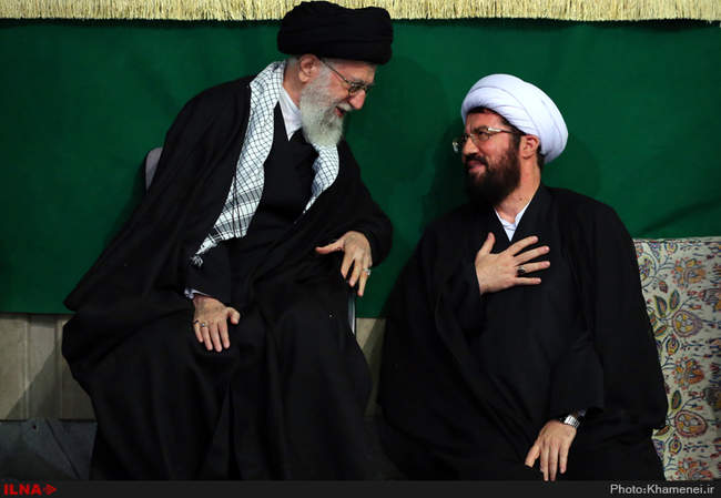 مراسم عزاداری و سوگواری شهادت حضرت فاطمه‌ی زهرا(س) با حضور رهبر انقل�
