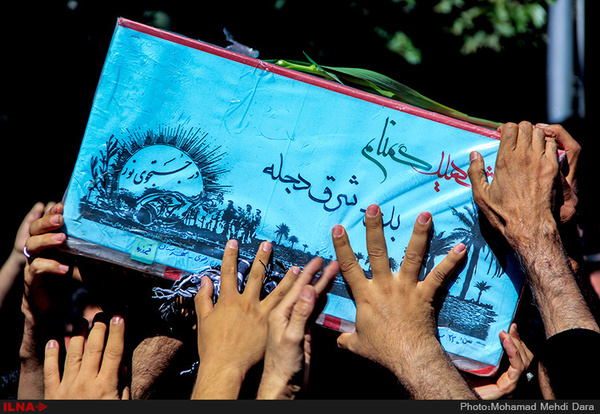 برگزاری مراسم تشییع شهید گمنام منطقه ۱۰ با حضور شهردار تهران 