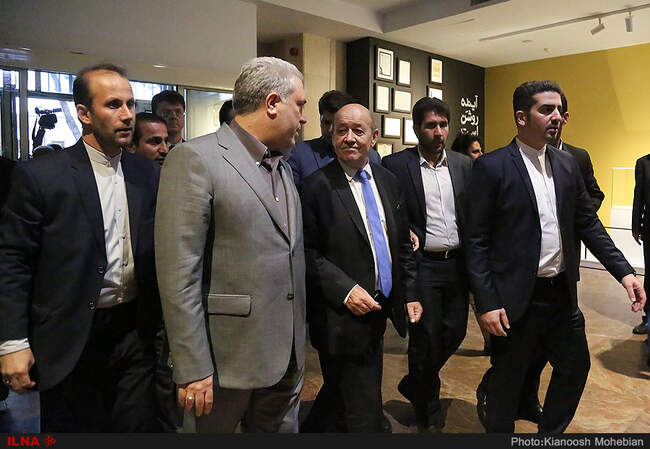 گشایش رسمی موزه لوور در تهران با حضور وزیر امور خارجه فرانسه
