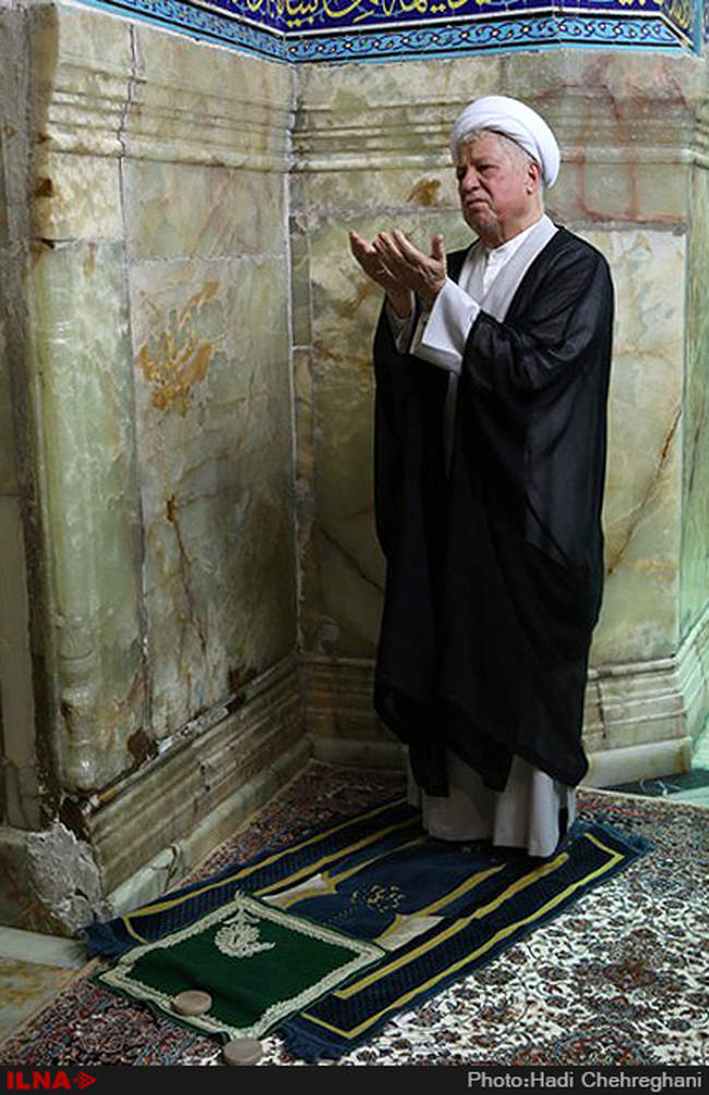 سفر آیت الله هاشمی رفسنجانی به قم