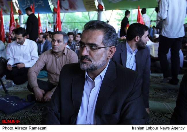 مراسم وداع با پیکرهای مطهر شهدای غواص