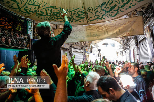 مراسم عزاداری تاسوعای حسینی - بازار تهران