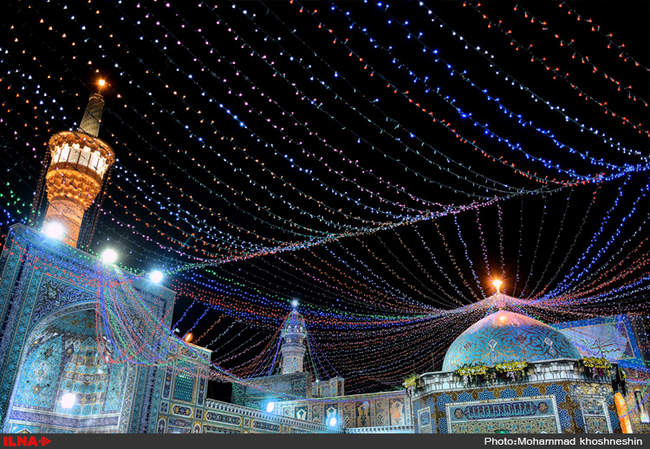 آذین بندی حرم مطهر امام رضا (ع)