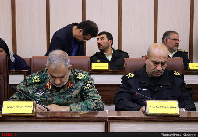 جلسه ستاد فرماندهی انتظامی تهران بزرگ