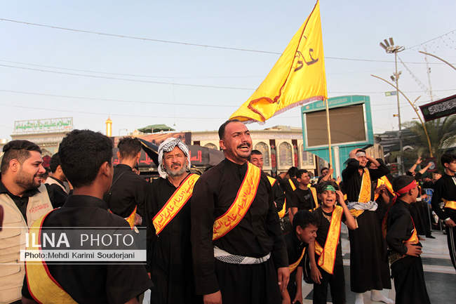  دسته جات عزاداری در اربعین حسینی در بین‌الحرمین 