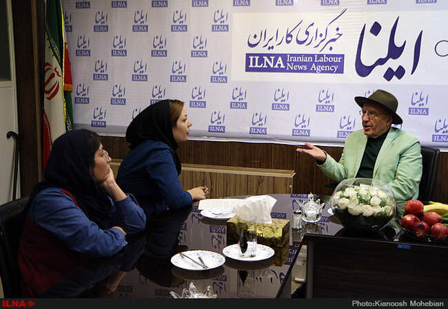 جشن تولد هفتاد و شش سالگی جواد مجابی در خبرگزاری ایلنا 