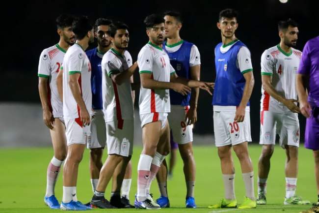 تصاویر/ آخرین تمرین تیم ملی امید در دوحه