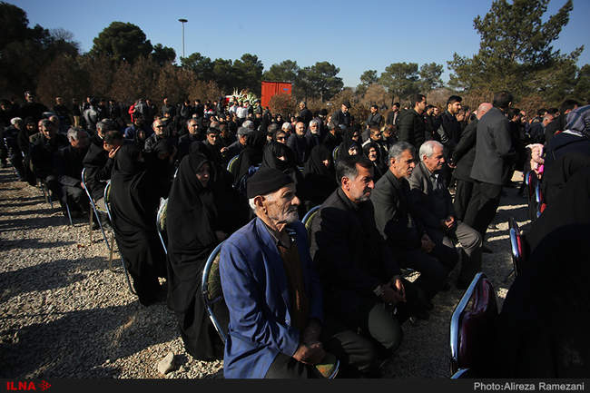 مراسم اولین سالگرد شهدای آتش نشان حادثه پلاسکو