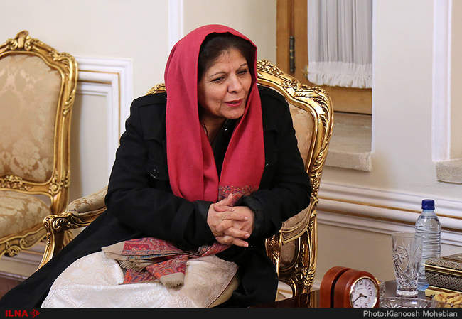 دیدار شمشاد اختر معاون دبیر کل سازمان ملل متحد با ظریف