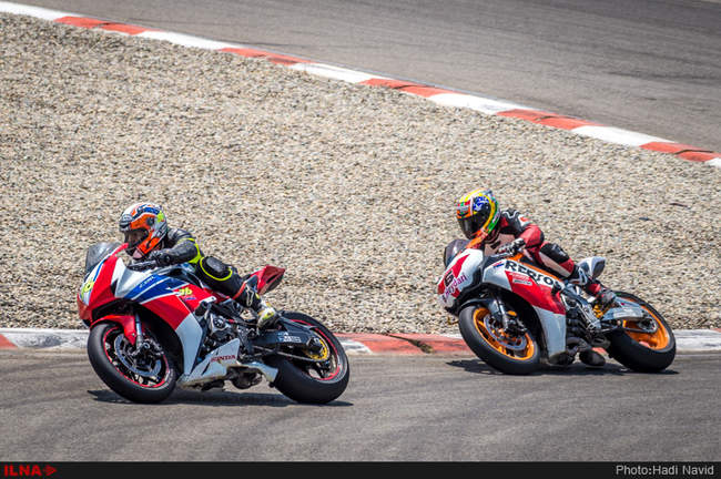 دور دوم مسابقات موتورسواری سرعت ایران
