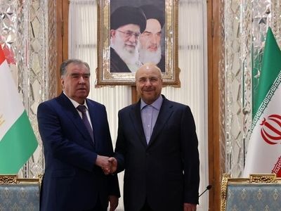 رئیس جمهور تاجیکستان با قالیباف دیدار کرد