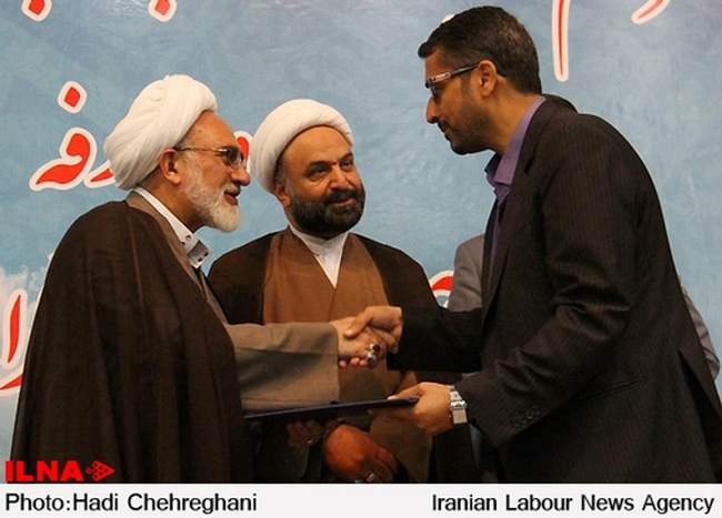 مراسم معارفه آقای سیاری فرماندار شهرستان قم و تقدیر از زارعی کوشا