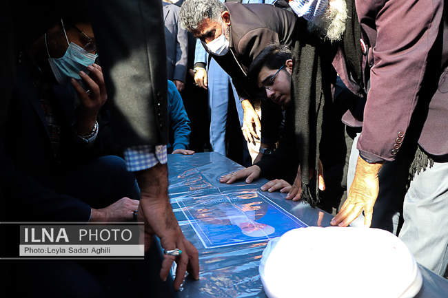 مراسم تشییع پیکر آیت الله عباسعلی اختری