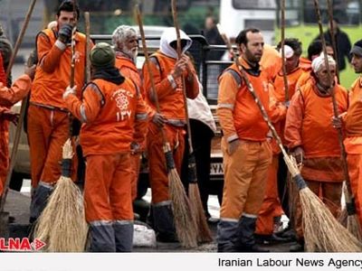 کارگران شهرداری بجنورد روز گذشته تجمع کردند