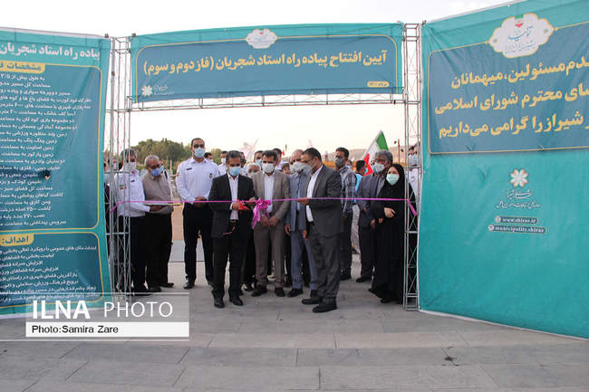 افتتاح پروژه های شهرداری منطقه ۶ شیراز