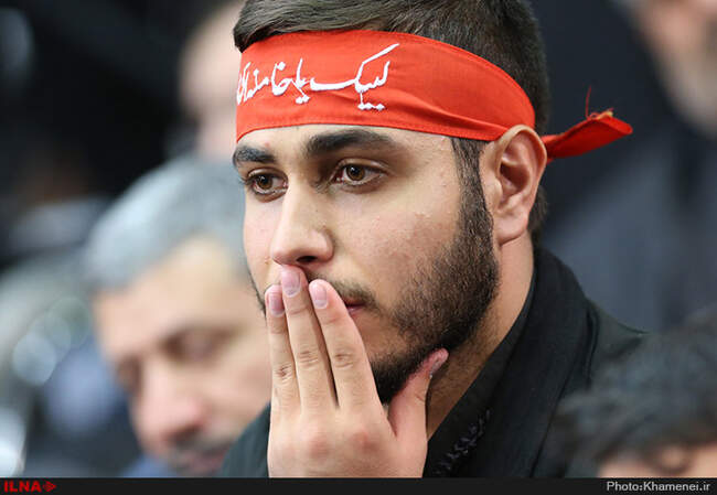 اولین شب عزاداری ایام محرم در حسینیه امام خمینی