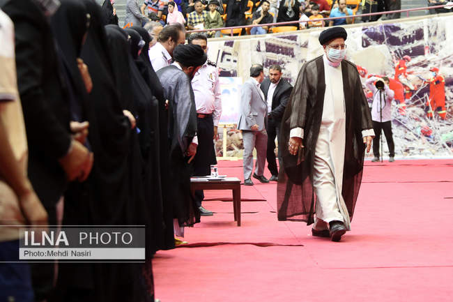 مراسم گرامیداشت روز آتش نشان با حضور رییس جمهور