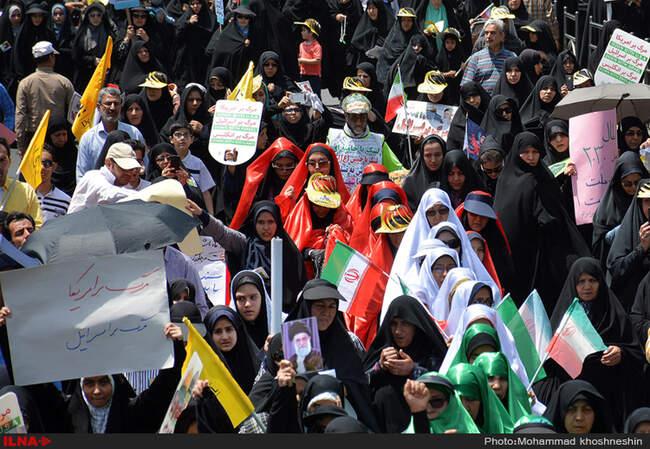 راهپیمایی روز قدس درمشهد مقدس