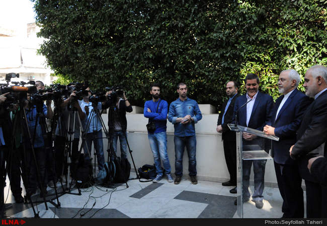 دیدارهای محمدجواد ظریف وزیر امور خارجه کشورمان در لبنان