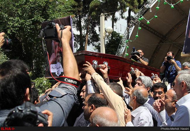  مراسم تشییع پیکر مرحوم حمید سبزواری 