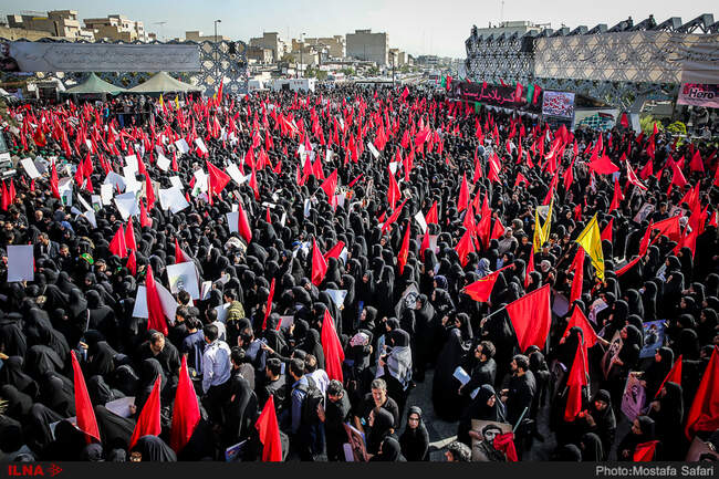 مراسم تشییع پیکر شهید حججی-2
