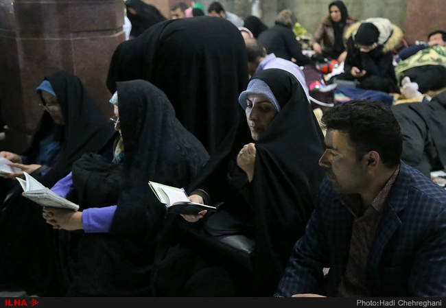 مسجد جمکران در روز نیمه شعبان