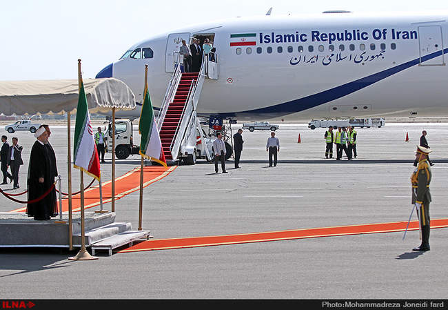 بازگشت رئیس جمهور از سفر نیویورک