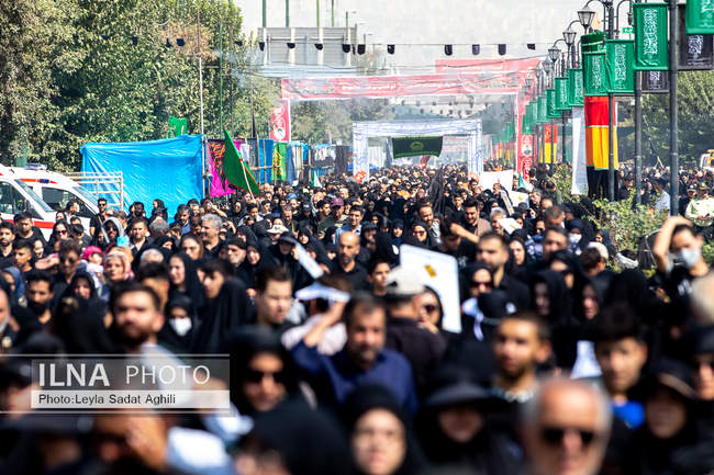 مراسم راهپیمایی جاماندگان اربعین حسینی در تهران