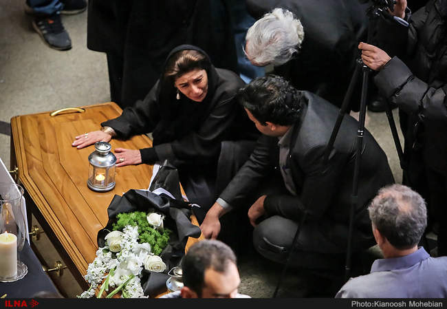 مراسم تشییع پیکر داریوش شایگان