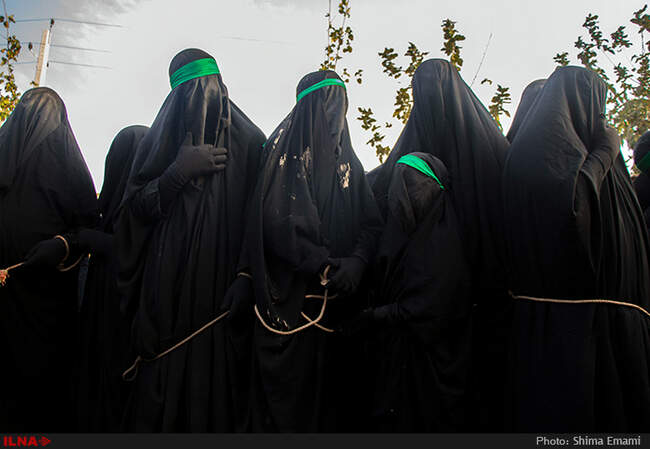 ورود نمادین کاروان اسرای کربلا به شام