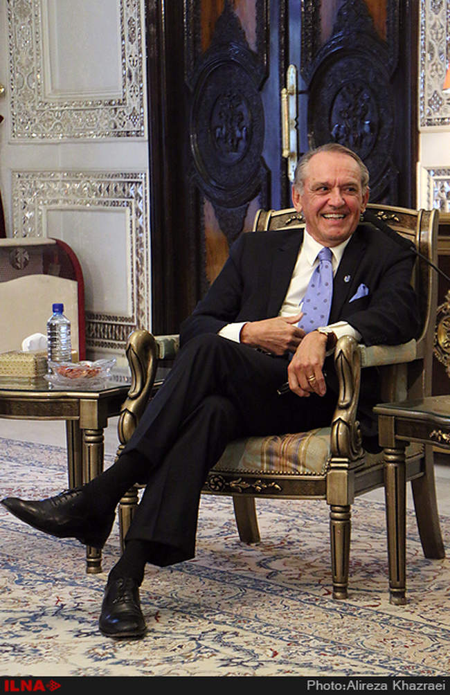 دیدار آیت الله هاشمی رفسنجانی با قائم مقام دبیر کل سازمان ملل متحد