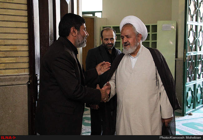 مراسم ترحیم پدر سردار شریف مسئول روابط عمومی سپاه